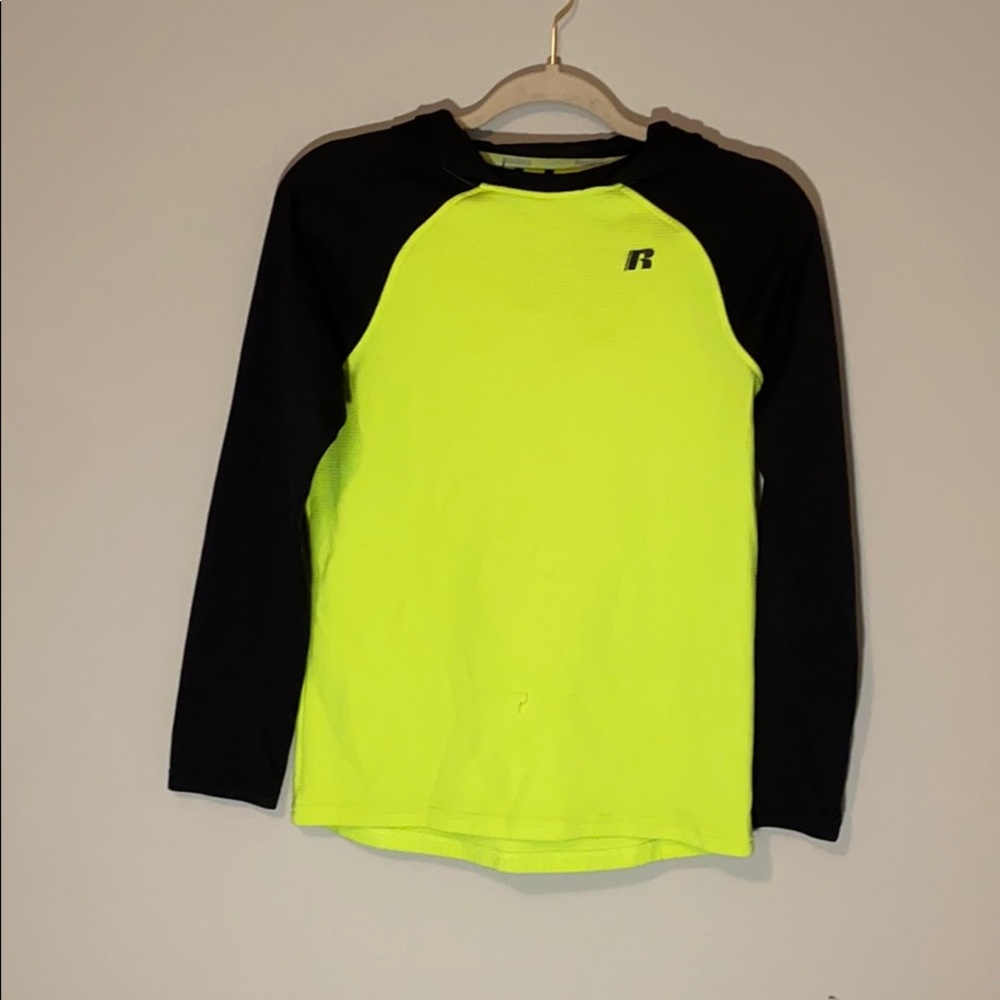 Boys hooded long sleeve tee